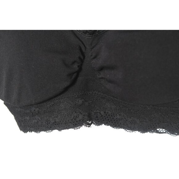 Coobie Lace Mesh Bra Pullover Black Lined Size M - Picture 2 of 9